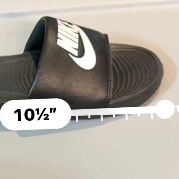 SIZE 8/9 Women's Black Nike Victori One Slide Sandals - NEW withoout box - Picture 9 of 13